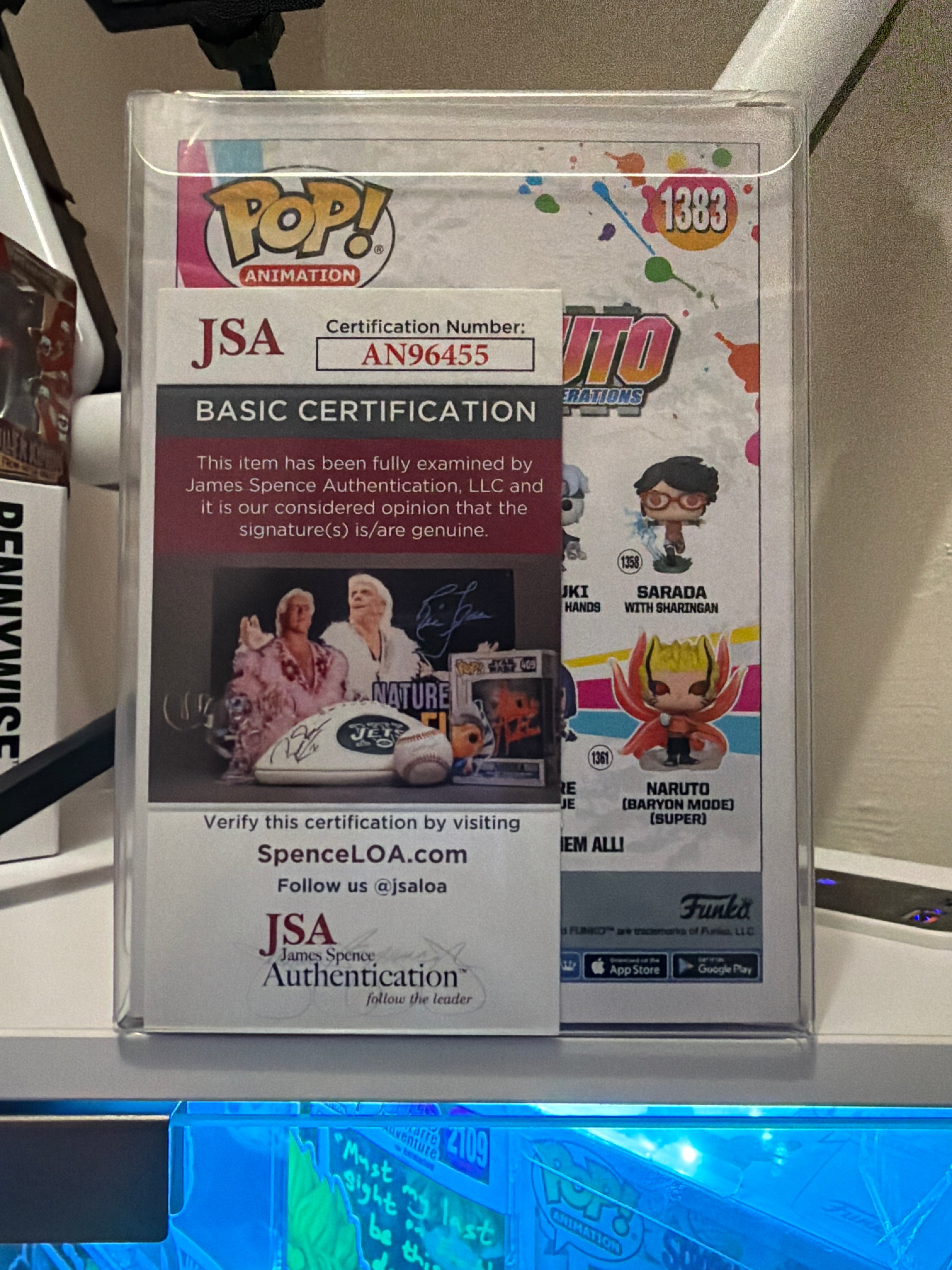 Boruto ( with chakra blade)#1383,autographed-Colleen Clinkenbeard