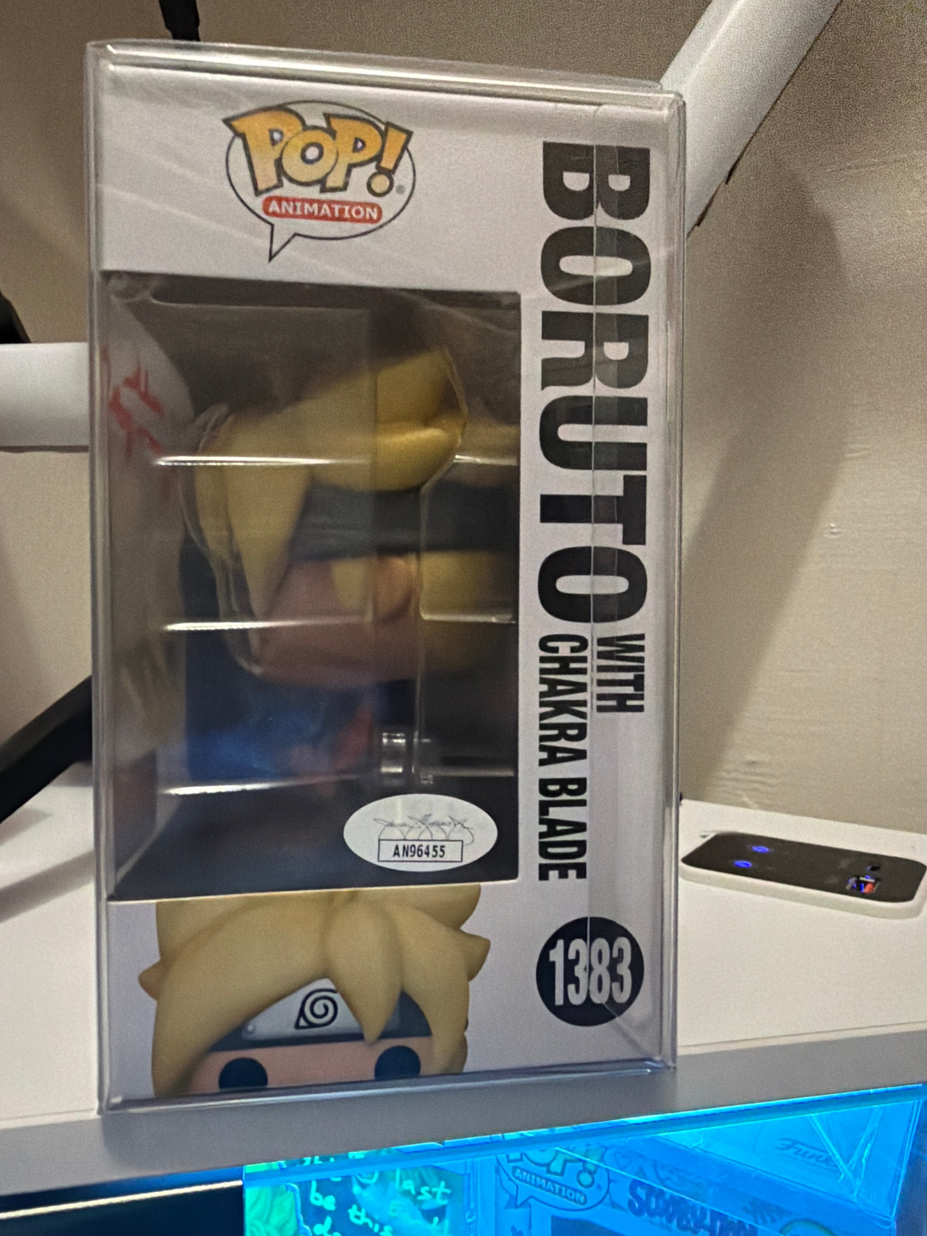 Boruto ( with chakra blade)#1383,autographed-Colleen Clinkenbeard